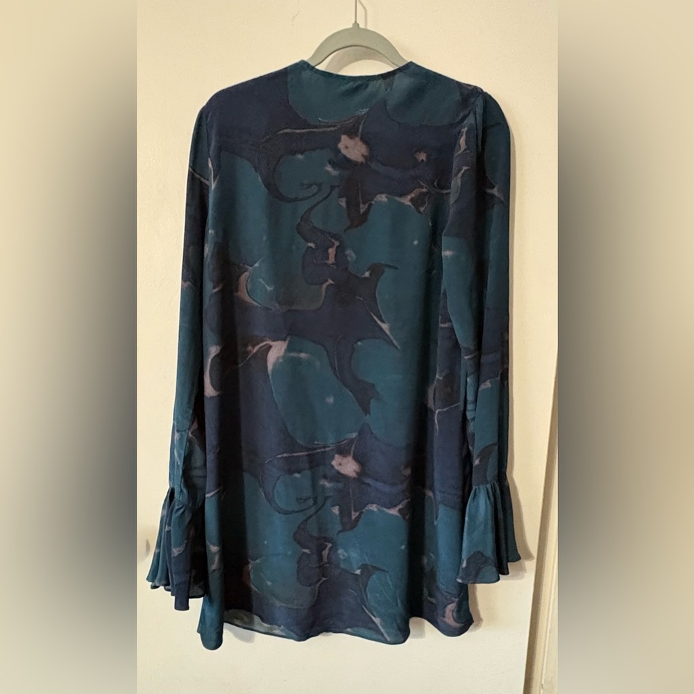 Stone Cold Fox X Revolve Franklin Dress 100% Silk Size 2 S/M - Picture 5 of 13